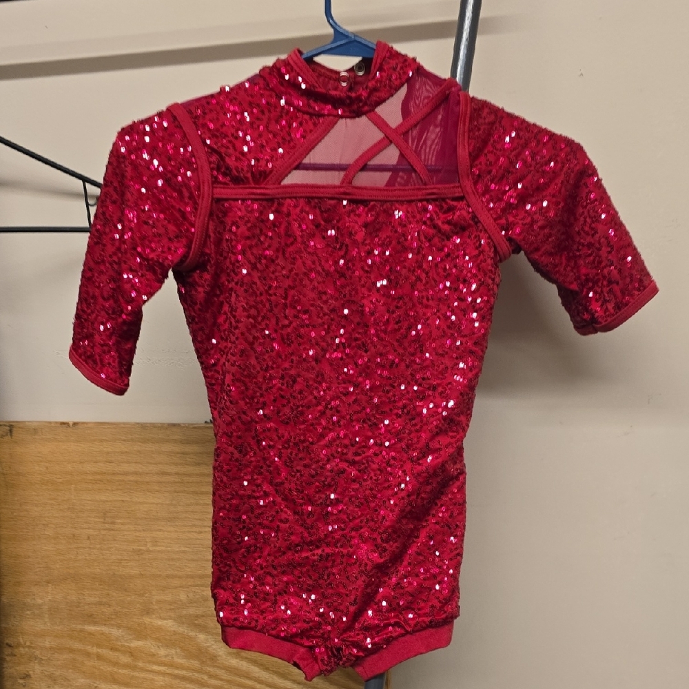 Weissman Vibrant Red Dance Costume